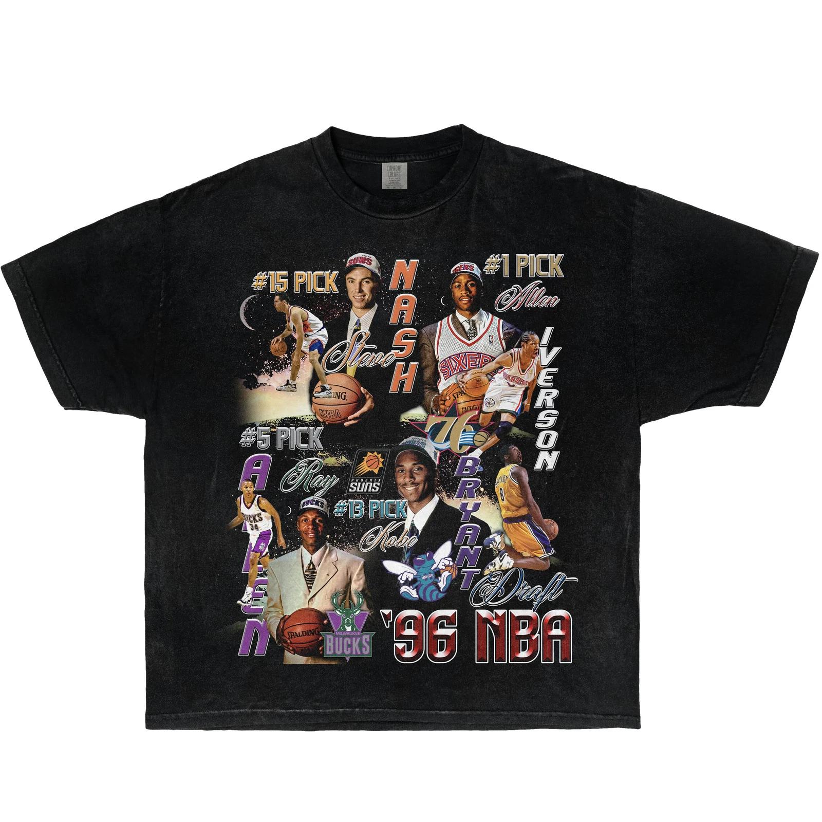 1996 Draft Stars NBA Vintage Boxy Tee Shirt oversized t-shirt streetwear y2k M
1996 Draft Stars NBA Vintage Boxy Tee Shirt oversized t-shirt streetwear y2k M