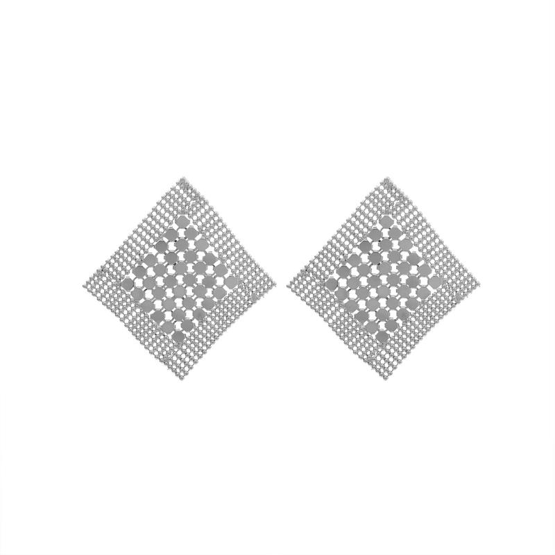 Vintage Square Metal Mesh Earrings For Women Personality Exaggeration Jewelry Dangle Earrings Party Jewelry Accessories Gifts срібний
Vintage Square Metal Mesh Earrings For Women Personality Exaggeration Jewelry Dangle Earrings Party Jewelry Accessories Gifts срібний
