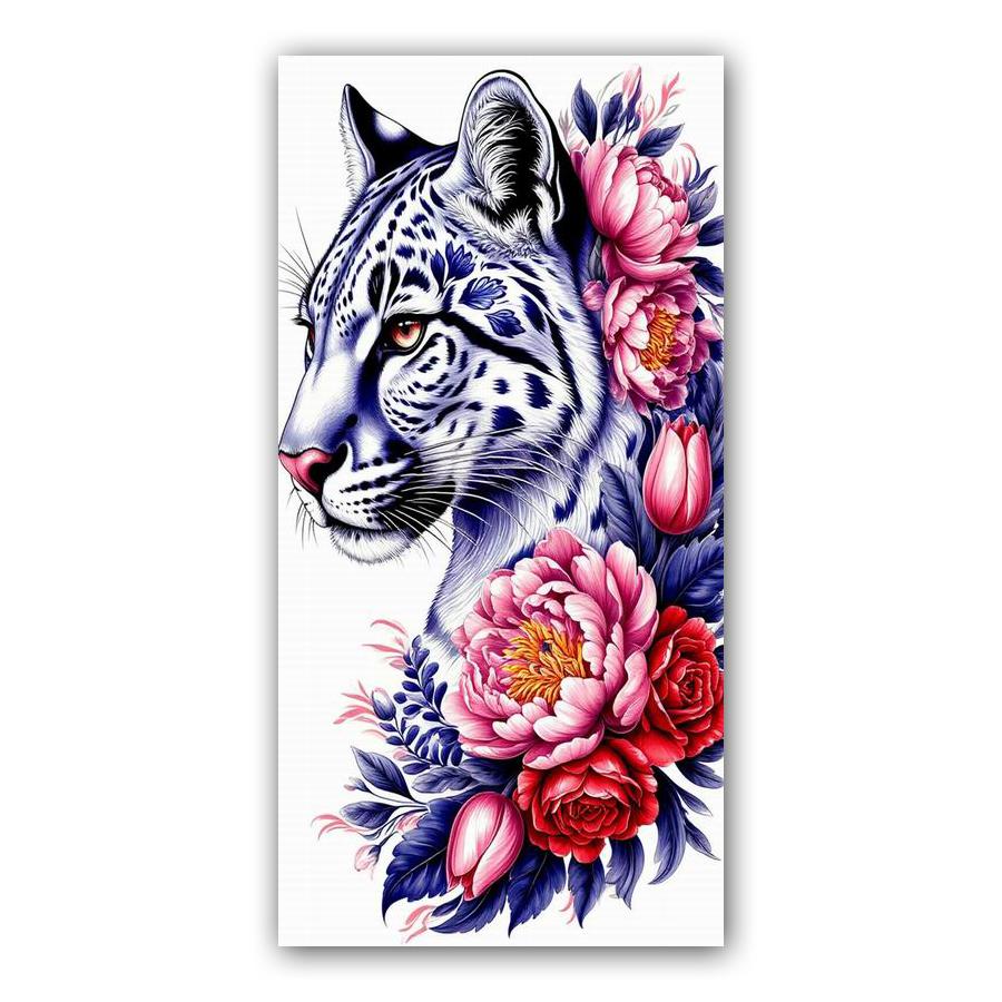 Tiger Flower Large Size Diamond Painting New Collection Wild Animals Diy Full Square Round Drill Rhinestone Embroidery Mosaic Cross Stitch Kits Square drill 30x60cm
Tiger Flower Large Size Diamond Painting New Collection Wild Animals Diy Full Square Round Drill Rhinestone Embroidery Mosaic Cross Stitch Kits Square drill 30x60cm