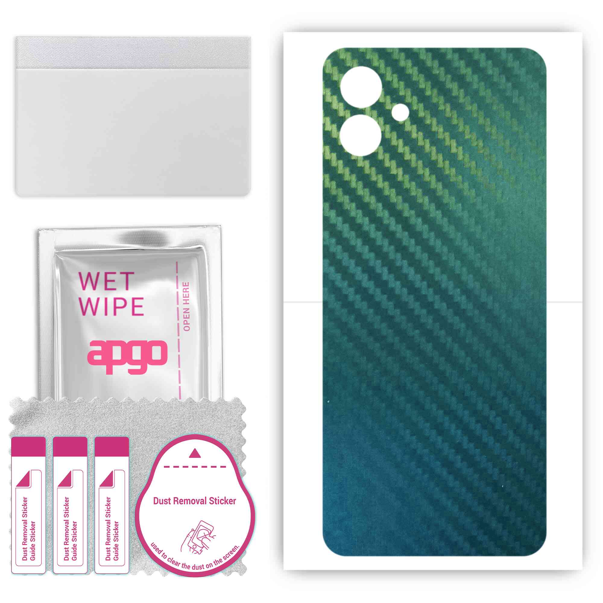 apgo Protective Skin Sticker for the back compatible with Samsung Galaxy F04, Wrap Film, Foil, Vinyl - Pattern Carbon Chameleon CAKA1
apgo Protective Skin Sticker for the back compatible with Samsung Galaxy F04, Wrap Film, Foil, Vinyl - Pattern Carbon Chameleon CAKA1