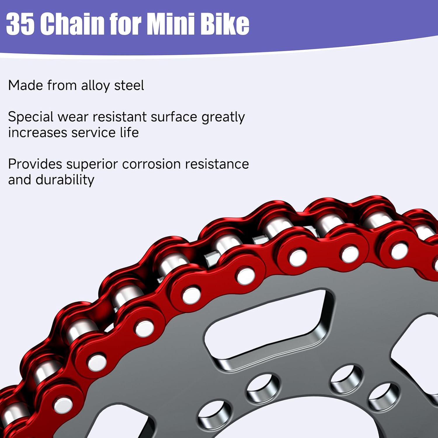 Красная цепь 35 совместима с мини-байком Coleman CT100U CC100X Baja DB30 Motovox MBX10 MBX11 Predator 79cc 97cc 100cc Mega Moto MM-B80 105cc 35 Chain золотистый
Красная цепь 35 совместима с мини-байком Coleman CT100U CC100X Baja DB30 Motovox MBX10 MBX11 Predator 79cc 97cc 100cc Mega Moto MM-B80 105cc 35 Chain золотистый