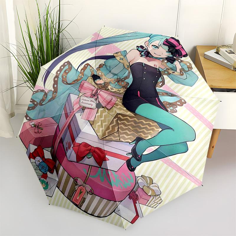 1pc Hatsune Miku Anniversary Edition Outdoor Umbrella - Automatic Opening & Closing, Portable 3-Fold Design, 8-Rib Iron Frame, Perfect Gift for F
1pc Hatsune Miku Anniversary Edition Outdoor Umbrella - Automatic Opening & Closing, Portable 3-Fold Design, 8-Rib Iron Frame, Perfect Gift for F