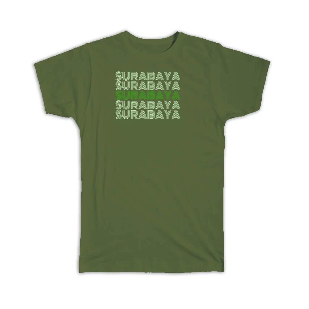 Gift T-Shirt : Indonesia Surabaya Letters Graphics Vintage 3XL
Gift T-Shirt : Indonesia Surabaya Letters Graphics Vintage 3XL