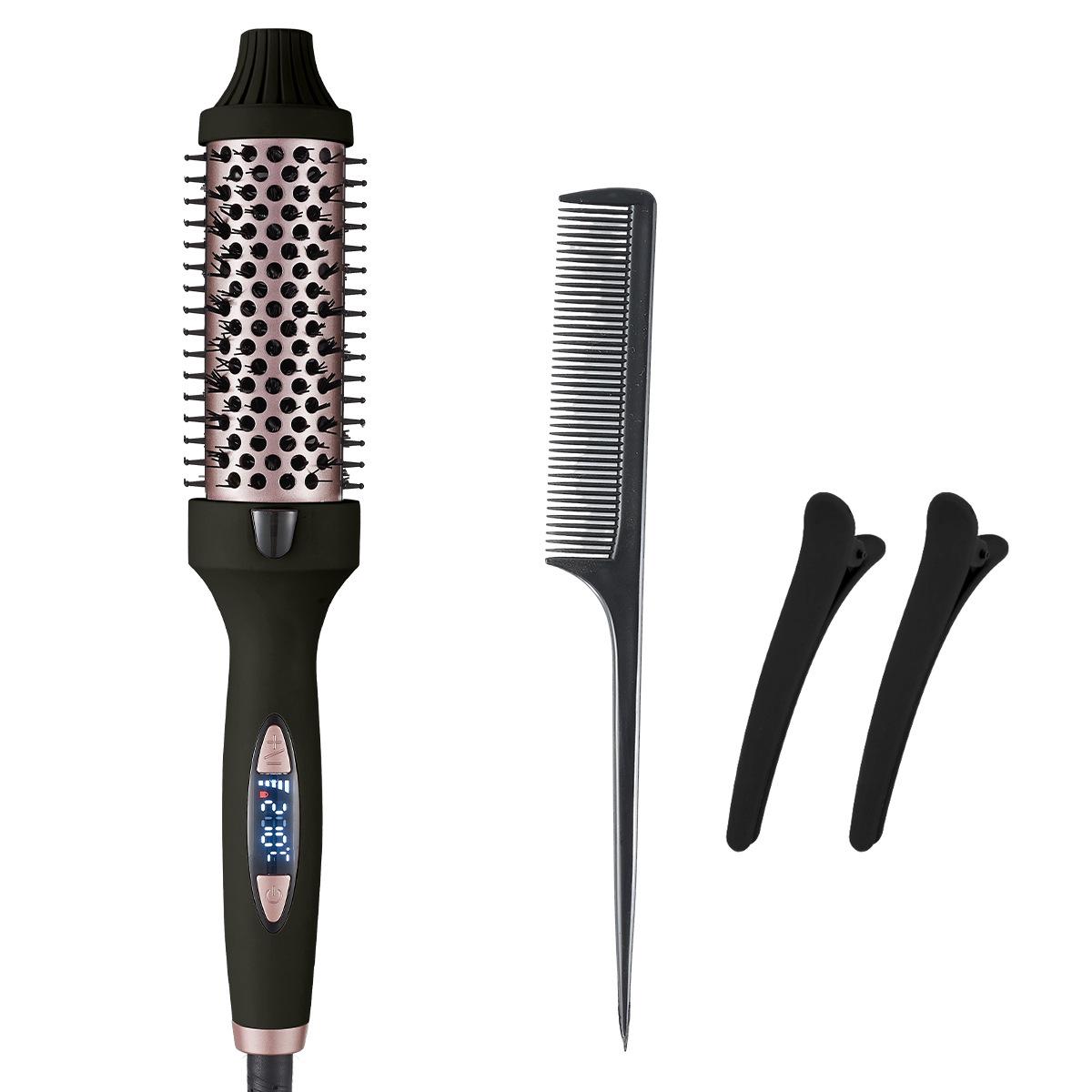 Dual-Use Electric Straightener and Curling Comb with Multi-Temperature Control Black US Plug
Dual-Use Electric Straightener and Curling Comb with Multi-Temperature Control Black US Plug