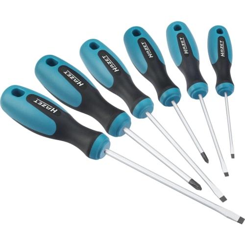 HAZET 810/6 Screwdriver Set, 6-Piece Set with Flathead and Phillips Screwdrivers, Precision Screwdrivers for Repair, Maintenance, DIY, and Professiona
HAZET 810/6 Screwdriver Set, 6-Piece Set with Flathead and Phillips Screwdrivers, Precision Screwdrivers for Repair, Maintenance, DIY, and Professiona