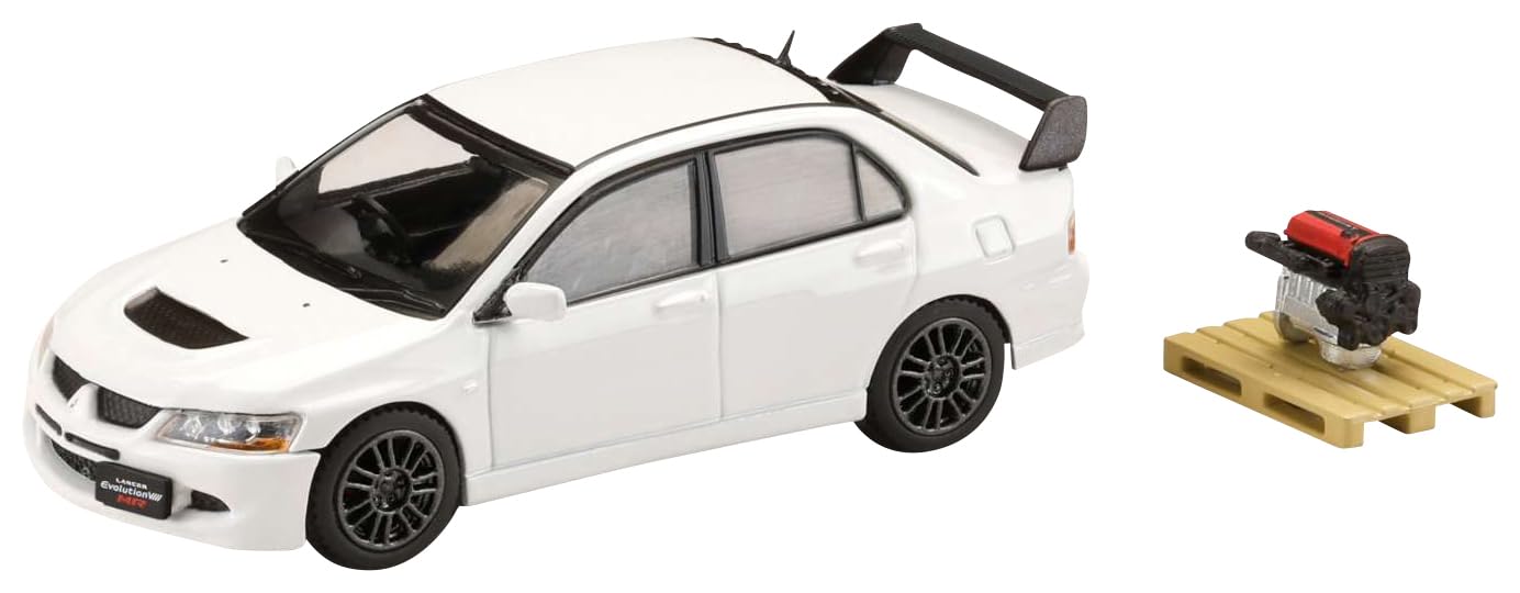 HJ64 Mitsubishi Lancer Evolution 8 MR GSR с дисплеем двигателя, модель белого цвета, готовый продукт, масштаб 1/64
HJ64 Mitsubishi Lancer Evolution 8 MR GSR с дисплеем двигателя, модель белого цвета, готовый продукт, масштаб 1/64