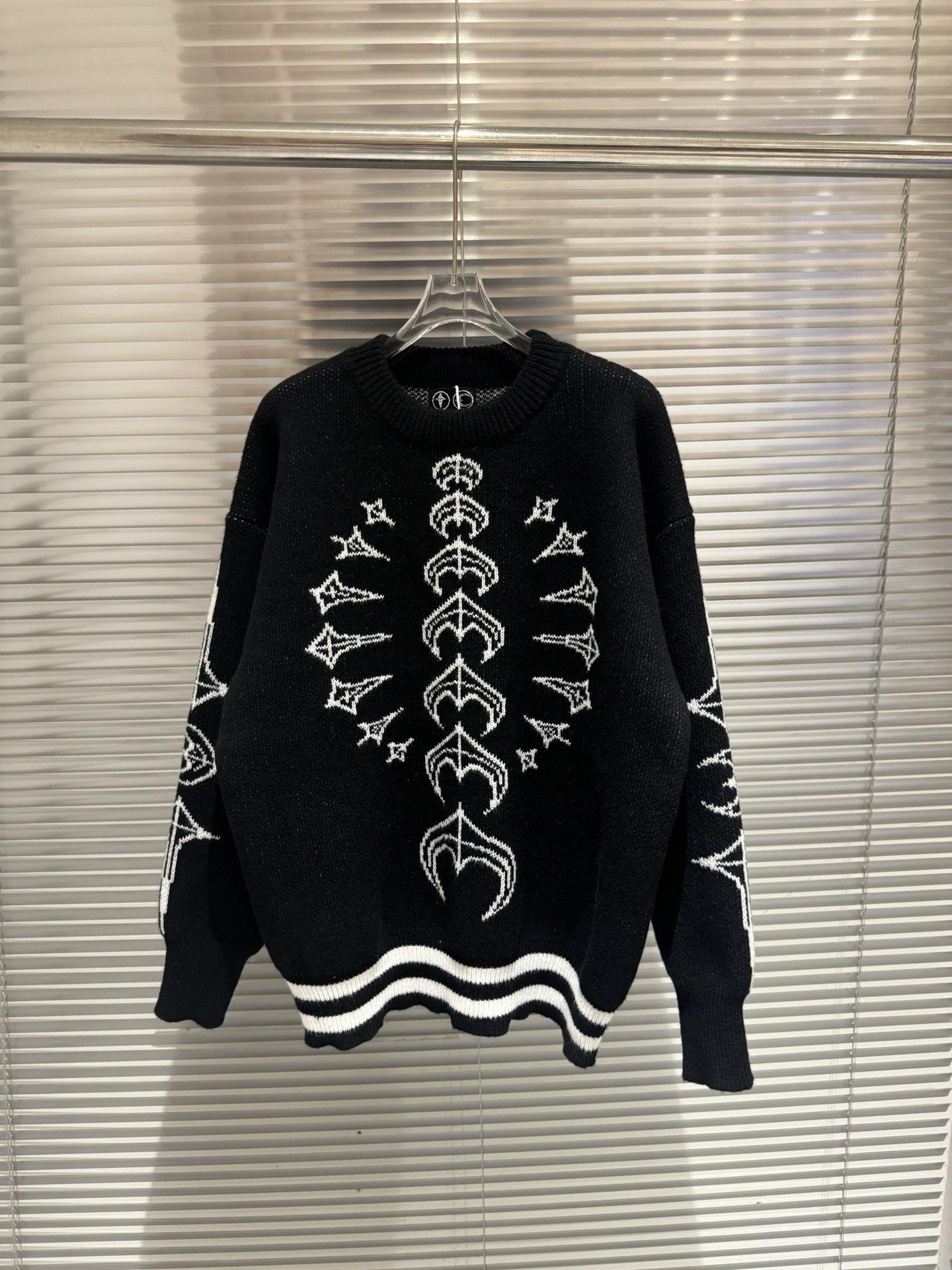 2025 Winter Star & Moon Logo Color Block Knit Round Neck Sweater Large
2025 Winter Star & Moon Logo Color Block Knit Round Neck Sweater Large