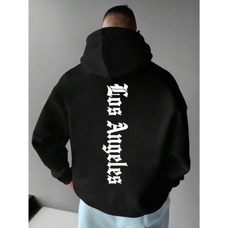 Men Hoodie Oversized Streetwear Gothic Letter Print Los Angeles Sweatshirt Casual Pullover Black Hooded Top M чорний
Men Hoodie Oversized Streetwear Gothic Letter Print Los Angeles Sweatshirt Casual Pullover Black Hooded Top M чорний