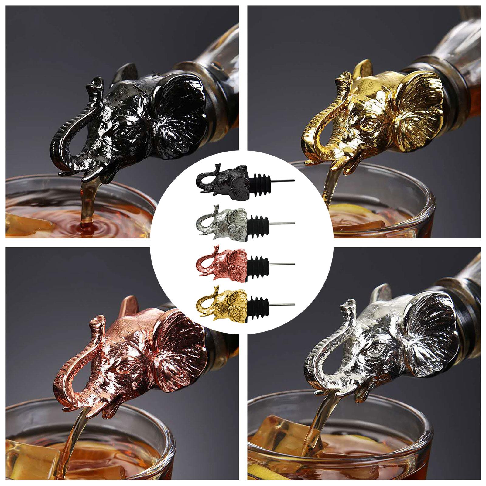 Elegant Elephant Head Wine Pourer Stopper Delicate Elephant Head Wine Stopper And Pourer For Enthusiasts And Collectors срібний
Elegant Elephant Head Wine Pourer Stopper Delicate Elephant Head Wine Stopper And Pourer For Enthusiasts And Collectors срібний