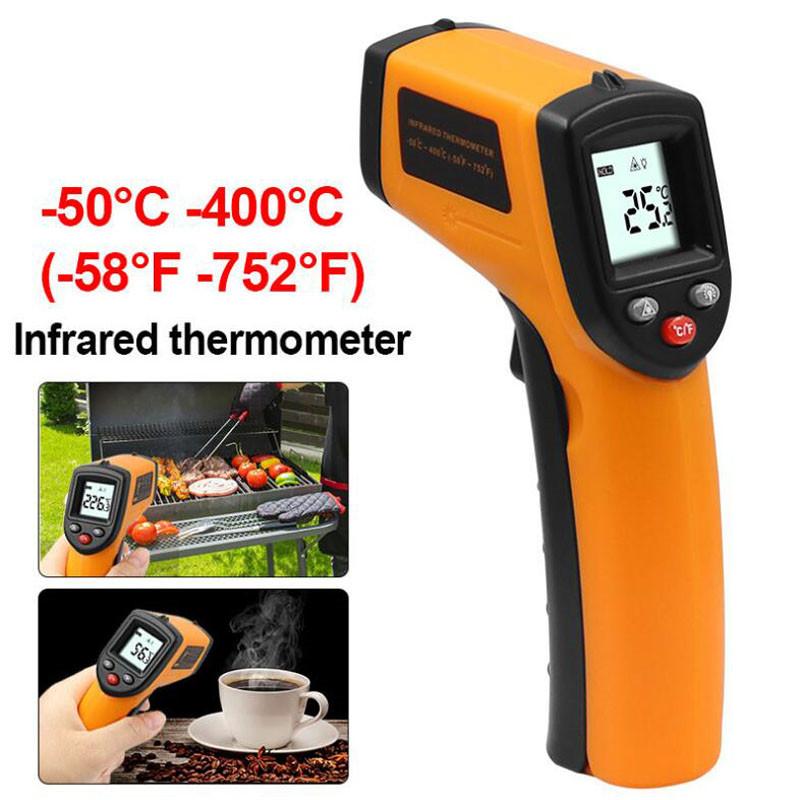 Non-Contact Digital Laser Grip Infrared Thermometer Temperature -58F-716F(-50C-380C), Digital Instant Read Meat Thermomete Pack of 1
Non-Contact Digital Laser Grip Infrared Thermometer Temperature -58F-716F(-50C-380C), Digital Instant Read Meat Thermomete Pack of 1