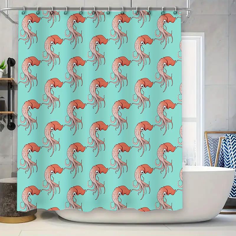 Ocean Octopus Shower Curtain Sea Life Bathroom Decor Nautical Blue Whale Fish Pattern Waterproof Fabric Washable Backdrop W60H190(CM)-1 Pcs
Ocean Octopus Shower Curtain Sea Life Bathroom Decor Nautical Blue Whale Fish Pattern Waterproof Fabric Washable Backdrop W60H190(CM)-1 Pcs