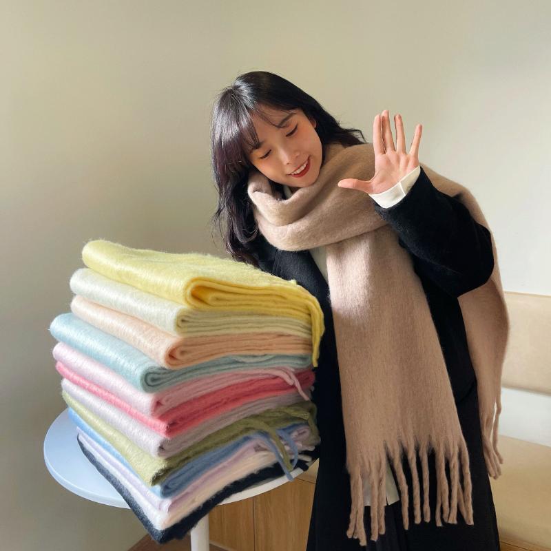 Thick Winter Scarf Women Men Chunky Knit Oversized Tassel Wrap Shawl Warm Solid Plaid Fashion Accessory Versatile Wear белый
Thick Winter Scarf Women Men Chunky Knit Oversized Tassel Wrap Shawl Warm Solid Plaid Fashion Accessory Versatile Wear белый