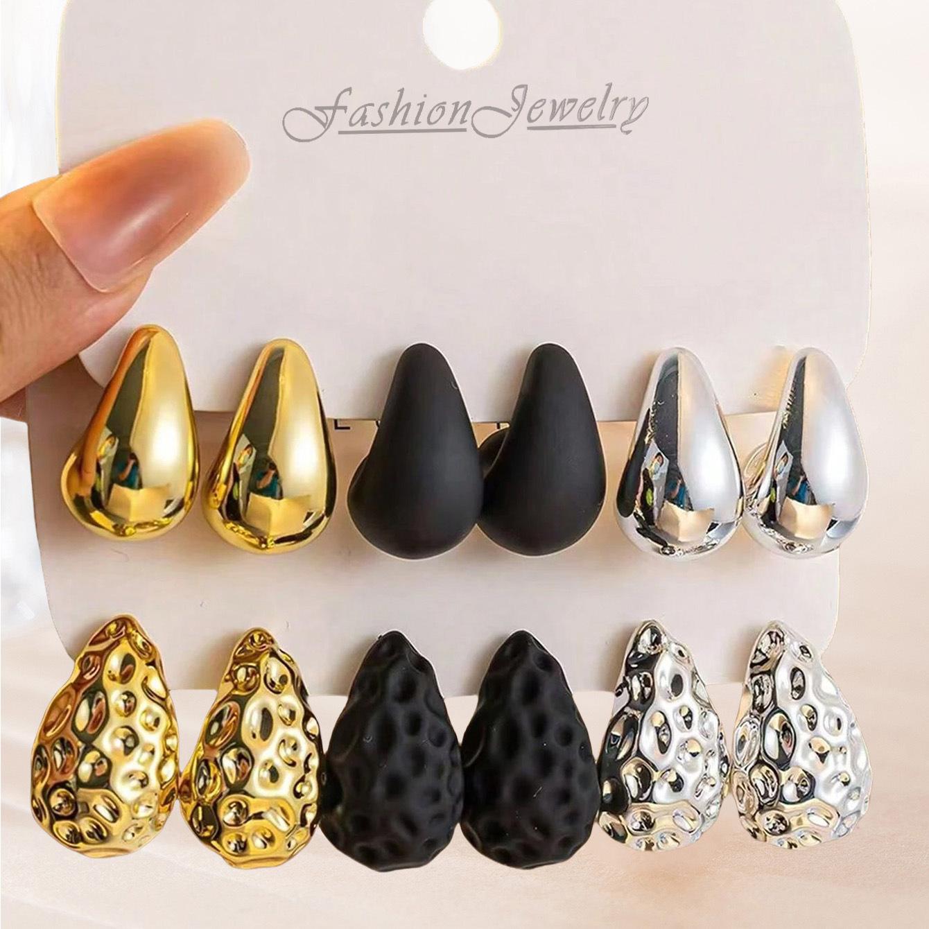 French Retro Earrings, Classic and Fashionable Water Droplet Shaped Women s Earrings, Versatile Earrings
French Retro Earrings, Classic and Fashionable Water Droplet Shaped Women s Earrings, Versatile Earrings