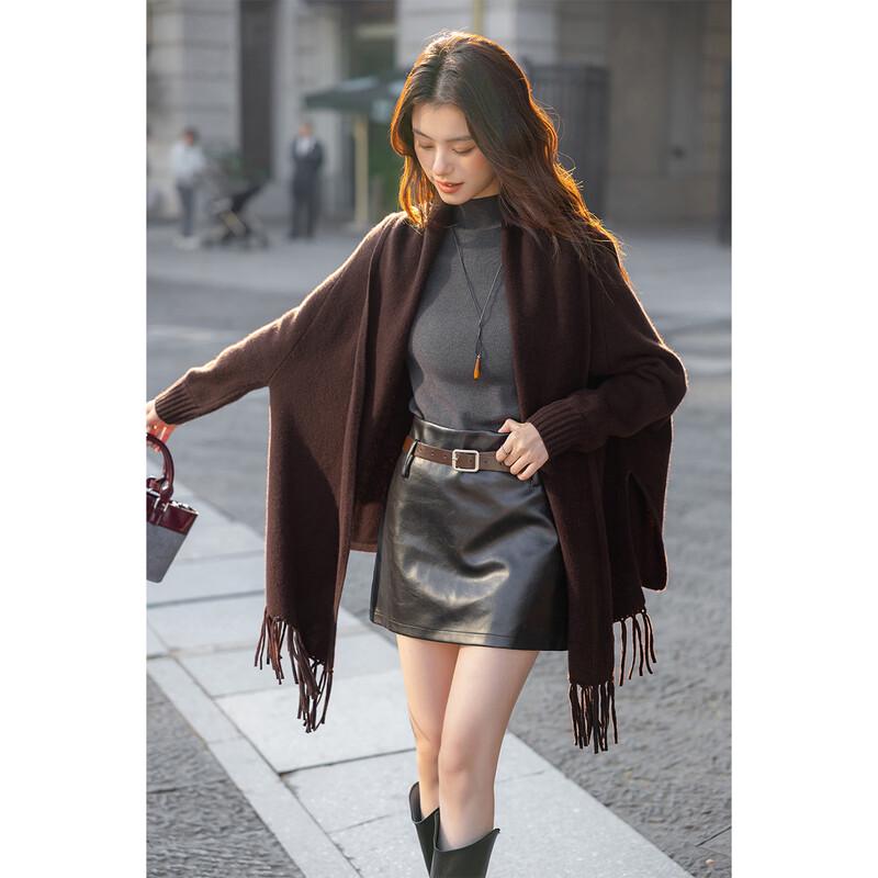 MOKANA Women s Wool Fringe Shawl Coat One Size
MOKANA Women s Wool Fringe Shawl Coat One Size