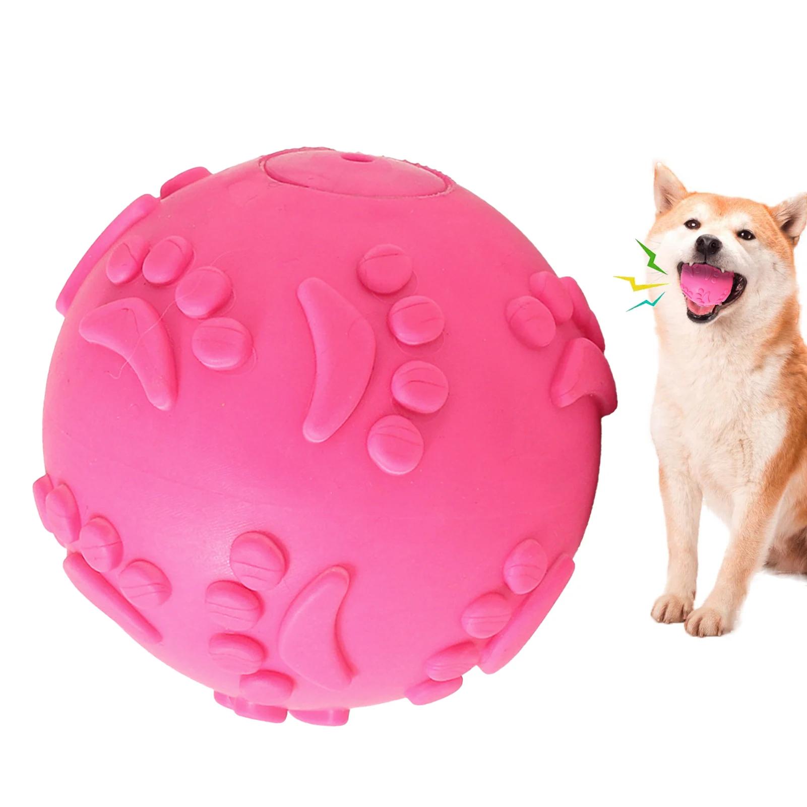 Indestructible Dog Chew Toy Ball with Squeaker for Aggressive Chewers Latex Interactive Squeaky Ball for Small Medium XS рожевий
Indestructible Dog Chew Toy Ball with Squeaker for Aggressive Chewers Latex Interactive Squeaky Ball for Small Medium XS рожевий