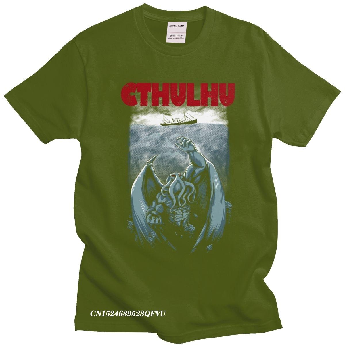 Fashion Parody Cthulhu Lovecraft Mens Cotton Horror Movie Tee Top Round Neck ShortSleeve Summer TShirt Octopus Tshirt 4XL
Fashion Parody Cthulhu Lovecraft Mens Cotton Horror Movie Tee Top Round Neck ShortSleeve Summer TShirt Octopus Tshirt 4XL