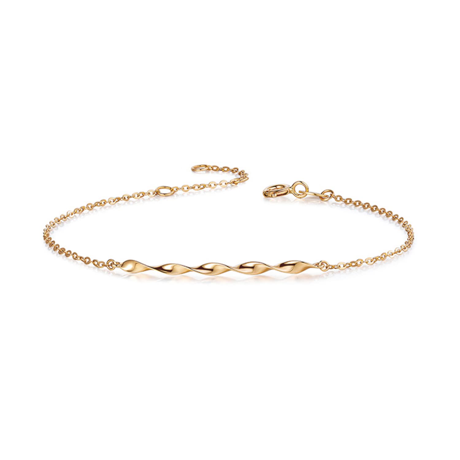 FANCIME K18 Pink Gold Bracelet Spiral Shape Simple 18K Gold Birthday Anniversary Day Christmas Present Gift Gift Wrapped Women s Mother s
FANCIME K18 Pink Gold Bracelet Spiral Shape Simple 18K Gold Birthday Anniversary Day Christmas Present Gift Gift Wrapped Women s Mother s