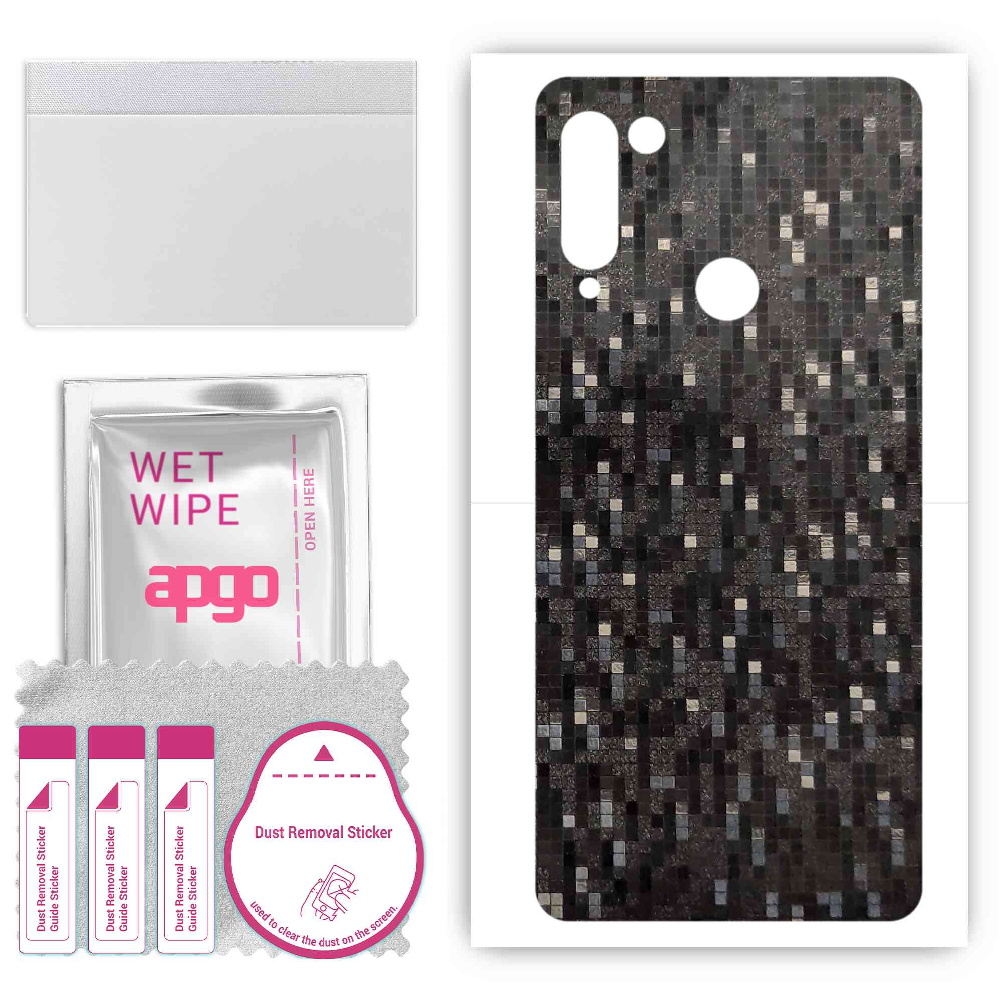 Apgo Protective Skin Sticker для задньої панелі, сумісної з Lenovo Z6 Pro 5G, Wrap Film, Foil, Vinyl - Pattern Carbon Black Pixel
Apgo Protective Skin Sticker для задньої панелі, сумісної з Lenovo Z6 Pro 5G, Wrap Film, Foil, Vinyl - Pattern Carbon Black Pixel