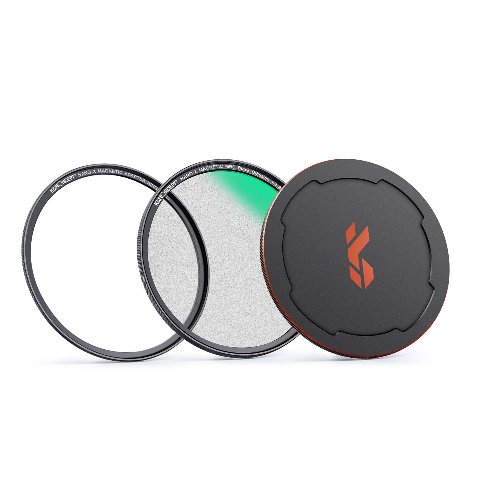 K&F CONCEPT NANO-X-1/4 Soft Focus Filter Дифузійний фільтр із водонепроникною пилозахищеною плівкою FMC Green 82mm чорний
K&F CONCEPT NANO-X-1/4 Soft Focus Filter Дифузійний фільтр із водонепроникною пилозахищеною плівкою FMC Green 82mm чорний