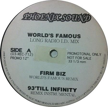 12inch Record VARIOUS Worlds Famous Firm Biz 93 Til I 03REC71203REC Phoenix Sound 1998 US Rap HipHopRB Used
12inch Record VARIOUS Worlds Famous Firm Biz 93 Til I 03REC71203REC Phoenix Sound 1998 US Rap HipHopRB Used
