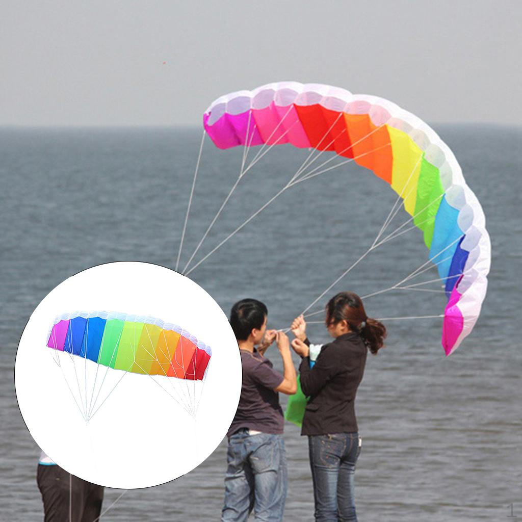 Inflatable Durable Surf Parafoil Iris Parachute 1.4m
Inflatable Durable Surf Parafoil Iris Parachute 1.4m
