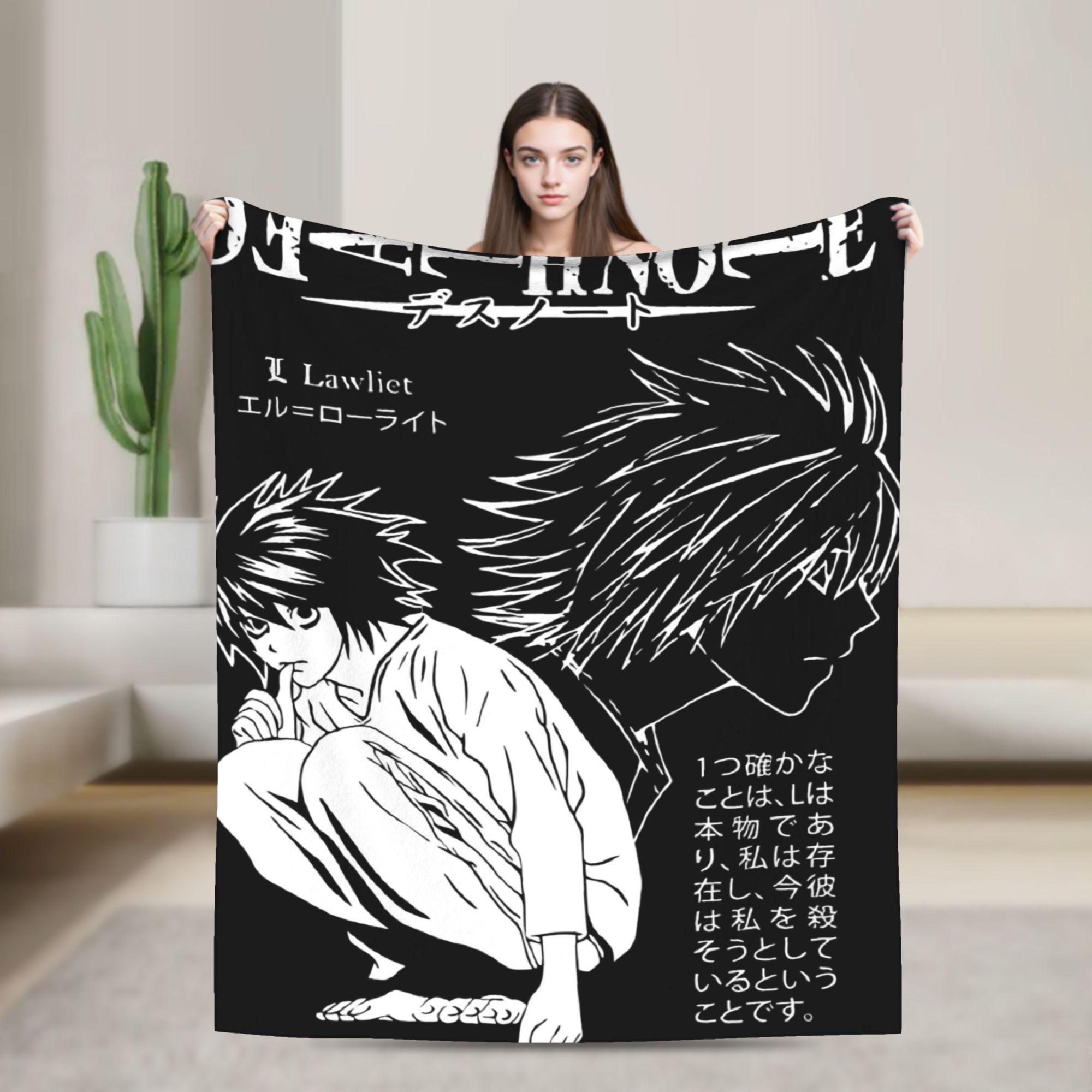 L Lawlet Death Note Manga Anime Blanket Quality Warm Soft Throw Blanket Autumn Travel Office Couch Chair Sofa Bed Bedspread 75x90cm
L Lawlet Death Note Manga Anime Blanket Quality Warm Soft Throw Blanket Autumn Travel Office Couch Chair Sofa Bed Bedspread 75x90cm