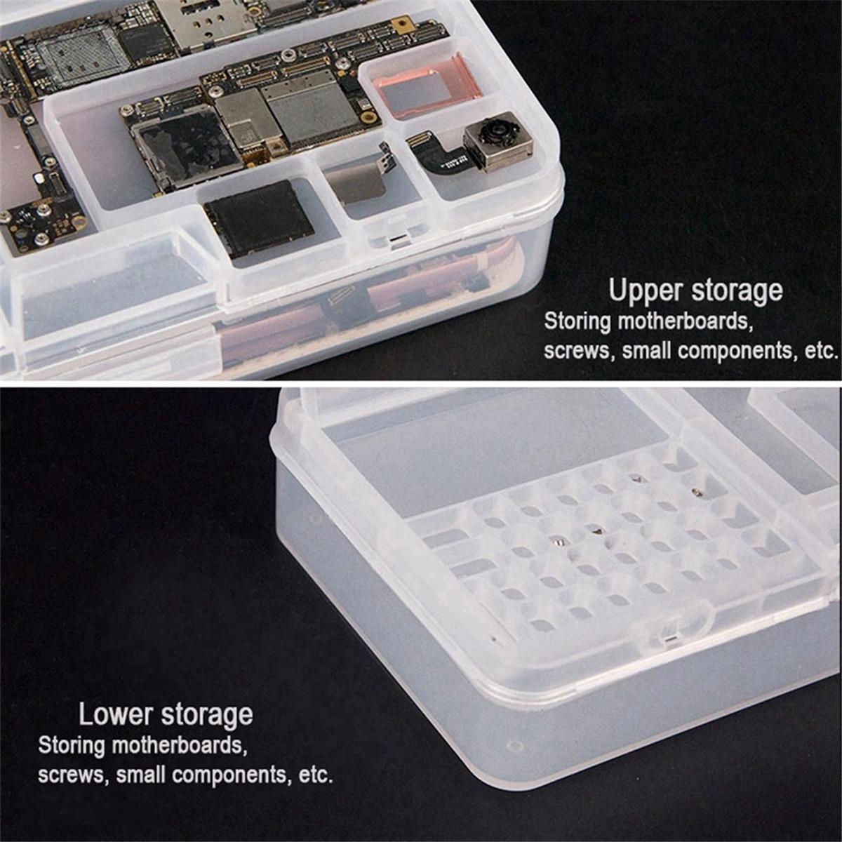 2025+ 2Pcs/Lot Multifunctional Storage Box for Mobile Phone Motherboard IC Parts Repair Tools Container Collector China Mainland
2025+ 2Pcs/Lot Multifunctional Storage Box for Mobile Phone Motherboard IC Parts Repair Tools Container Collector China Mainland
