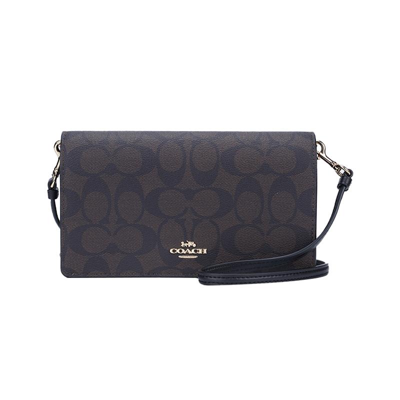 COACH Anna 20 presbyopia coated canvas with leather flip shoulder bag small size women s dark brown коричневий
COACH Anna 20 presbyopia coated canvas with leather flip shoulder bag small size women s dark brown коричневий