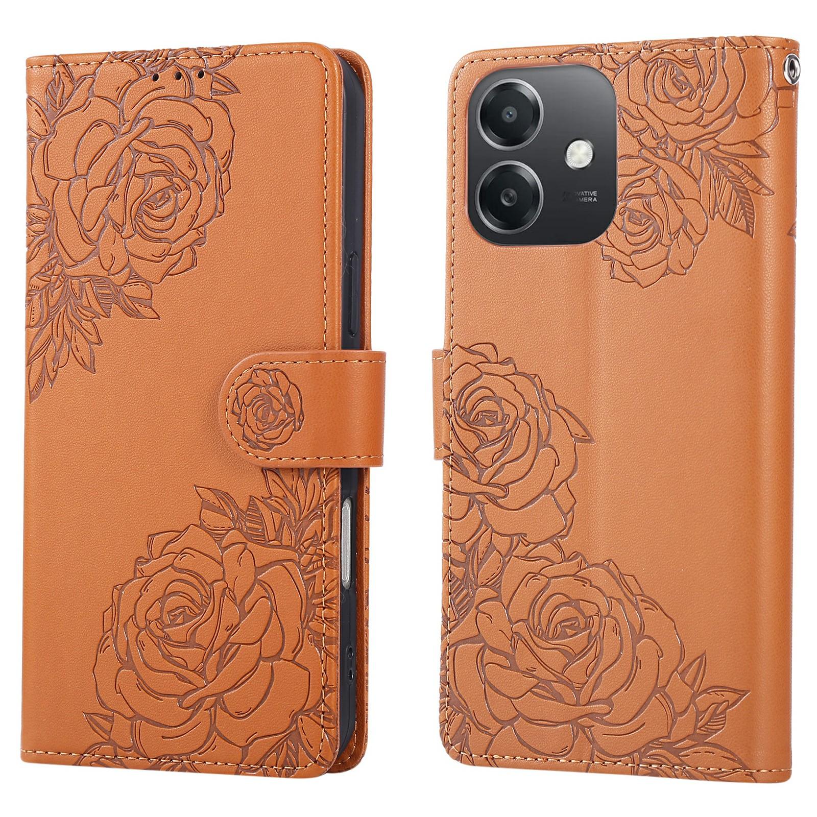PU Leather Case For Oppo A3x 5G (India)/A3x 4G/A3 5G/A3 4G/A60 5G/A40 4G/A40M 4G Rose Flower Phone Cover with 3 Card Slot Brown
PU Leather Case For Oppo A3x 5G (India)/A3x 4G/A3 5G/A3 4G/A60 5G/A40 4G/A40M 4G Rose Flower Phone Cover with 3 Card Slot Brown