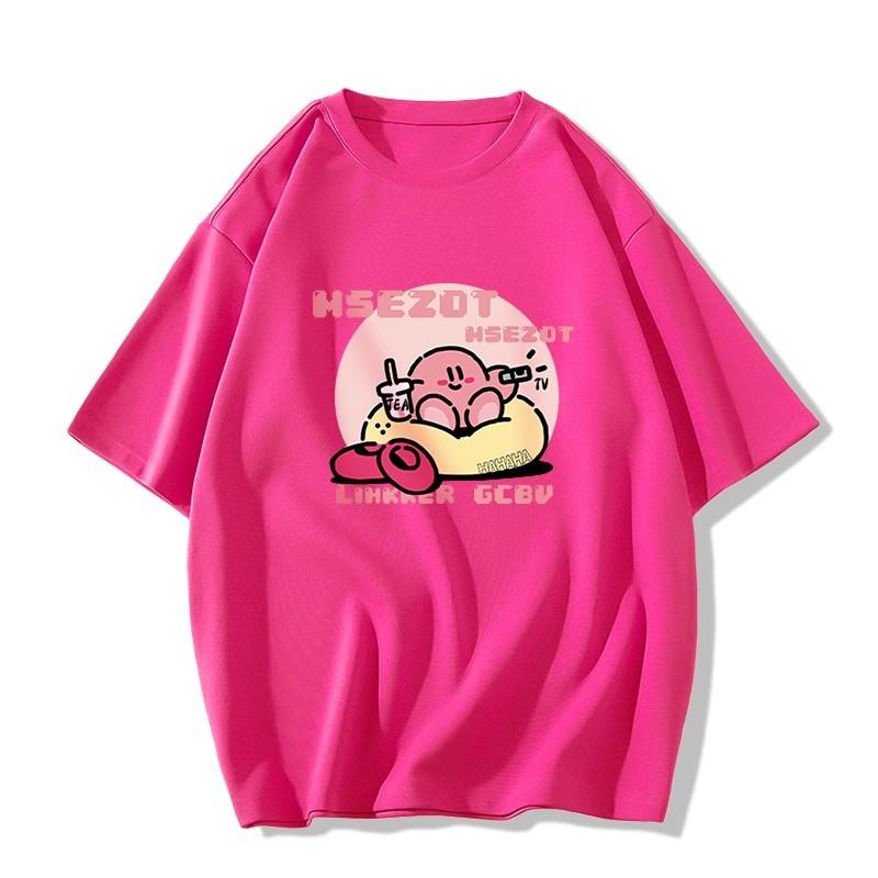 Heavy cotton loose large size short-sleeved t-shirt women s summer new American cartoon sweet printed half-sleeved top tide 3XL рожевий червоний колір
Heavy cotton loose large size short-sleeved t-shirt women s summer new American cartoon sweet printed half-sleeved top tide 3XL рожевий червоний колір