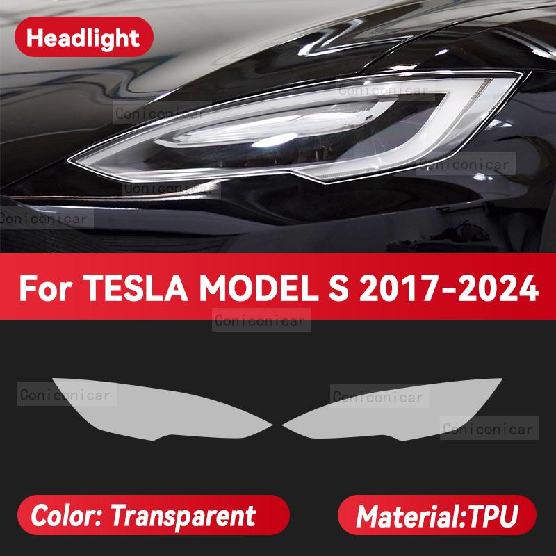 For TESLA Model S 2017-2024 Car Headlight Transparent TPU Protective Film Front Light Tint Change Color Sticker Accessories Transparent
For TESLA Model S 2017-2024 Car Headlight Transparent TPU Protective Film Front Light Tint Change Color Sticker Accessories Transparent