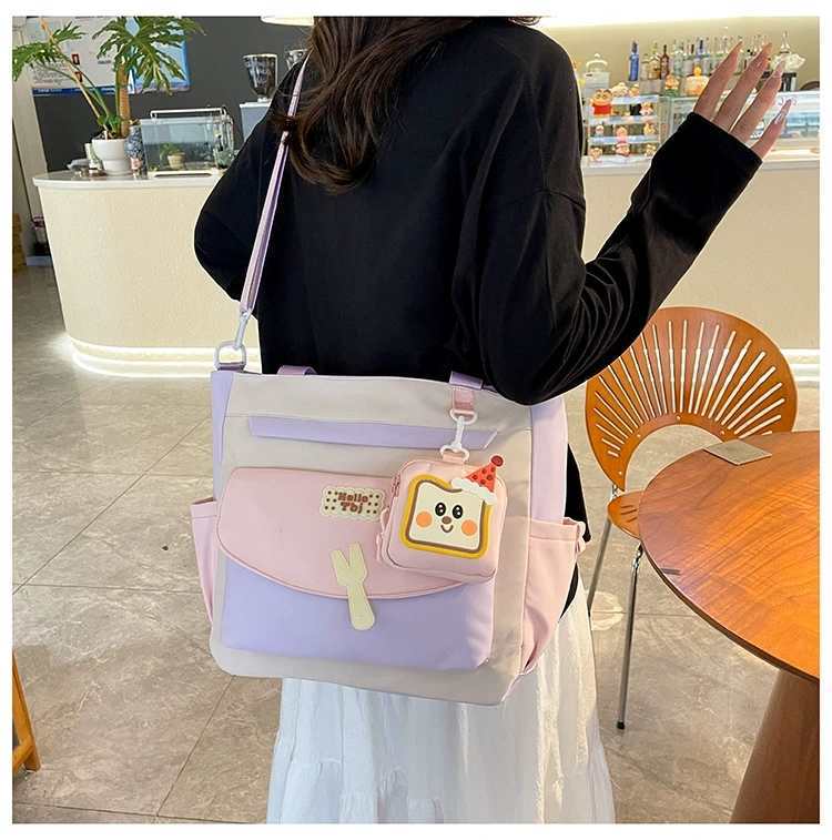 Student Tutoring Bag Handheld Book Class Primary School Students Handbag Junior High Canvas Children Girl 40x11x31 фіолетовий
Student Tutoring Bag Handheld Book Class Primary School Students Handbag Junior High Canvas Children Girl 40x11x31 фіолетовий
