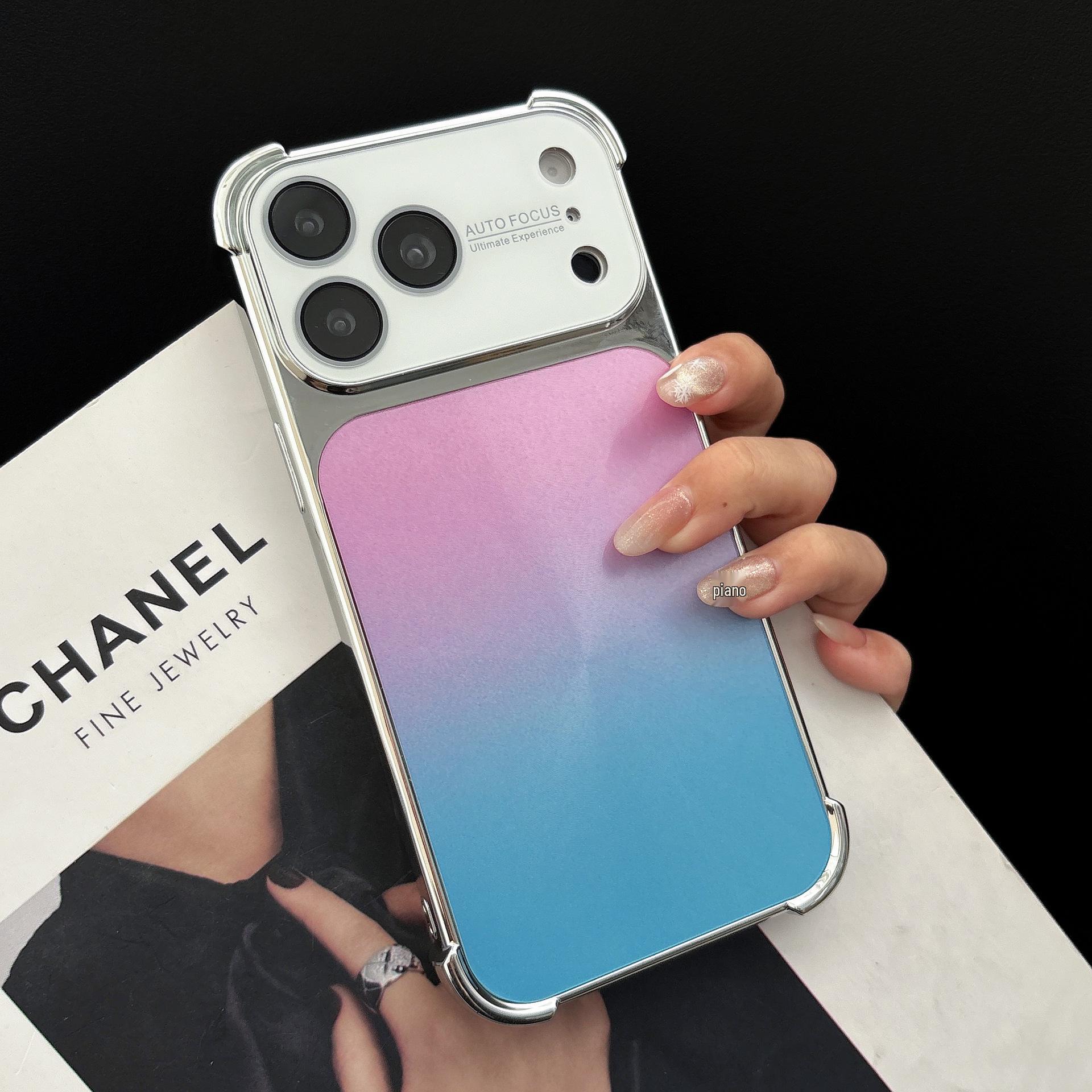 Aurora Electroplated Gradient Phone Case for iPhone 17 Pro Max – Two-Tone, Dazzling, Durable Protective Cover. iPhone 13
Aurora Electroplated Gradient Phone Case for iPhone 17 Pro Max – Two-Tone, Dazzling, Durable Protective Cover. iPhone 13