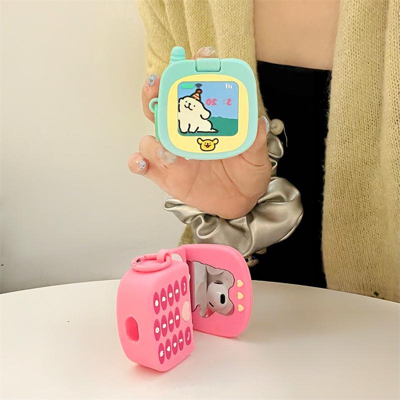 Puppy Flip Phone AirPods Pro Apple Bluetooth Headphone Case 1/2/3 Generation Cartoon Protective Case for Moe Airpods 1/2 generation
Puppy Flip Phone AirPods Pro Apple Bluetooth Headphone Case 1/2/3 Generation Cartoon Protective Case for Moe Airpods 1/2 generation