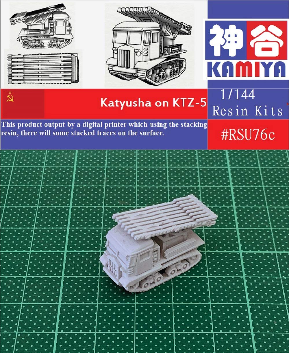 Military Miniature Series Unassembled WWII Russian Rocket Launcher on Resin Kit World War II Plastic Model 1/144 BM-13-16 STZ-5 (RSU76C)
Military Miniature Series Unassembled WWII Russian Rocket Launcher on Resin Kit World War II Plastic Model 1/144 BM-13-16 STZ-5 (RSU76C)