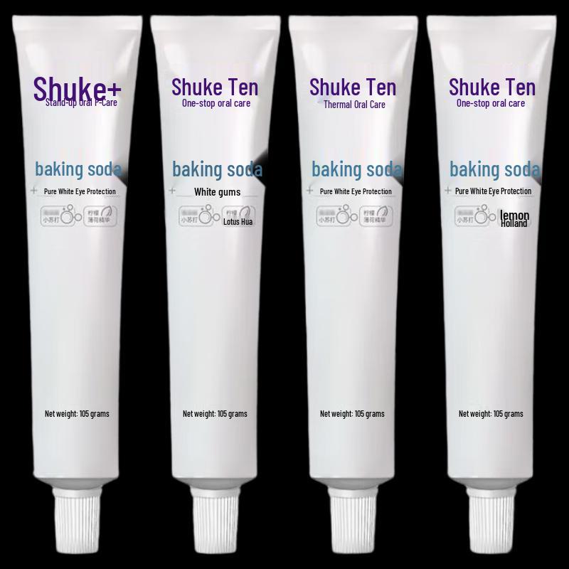 Shuke Baking Soda Healthy Teeth & Gum Toothpaste Set
Shuke Baking Soda Healthy Teeth & Gum Toothpaste Set