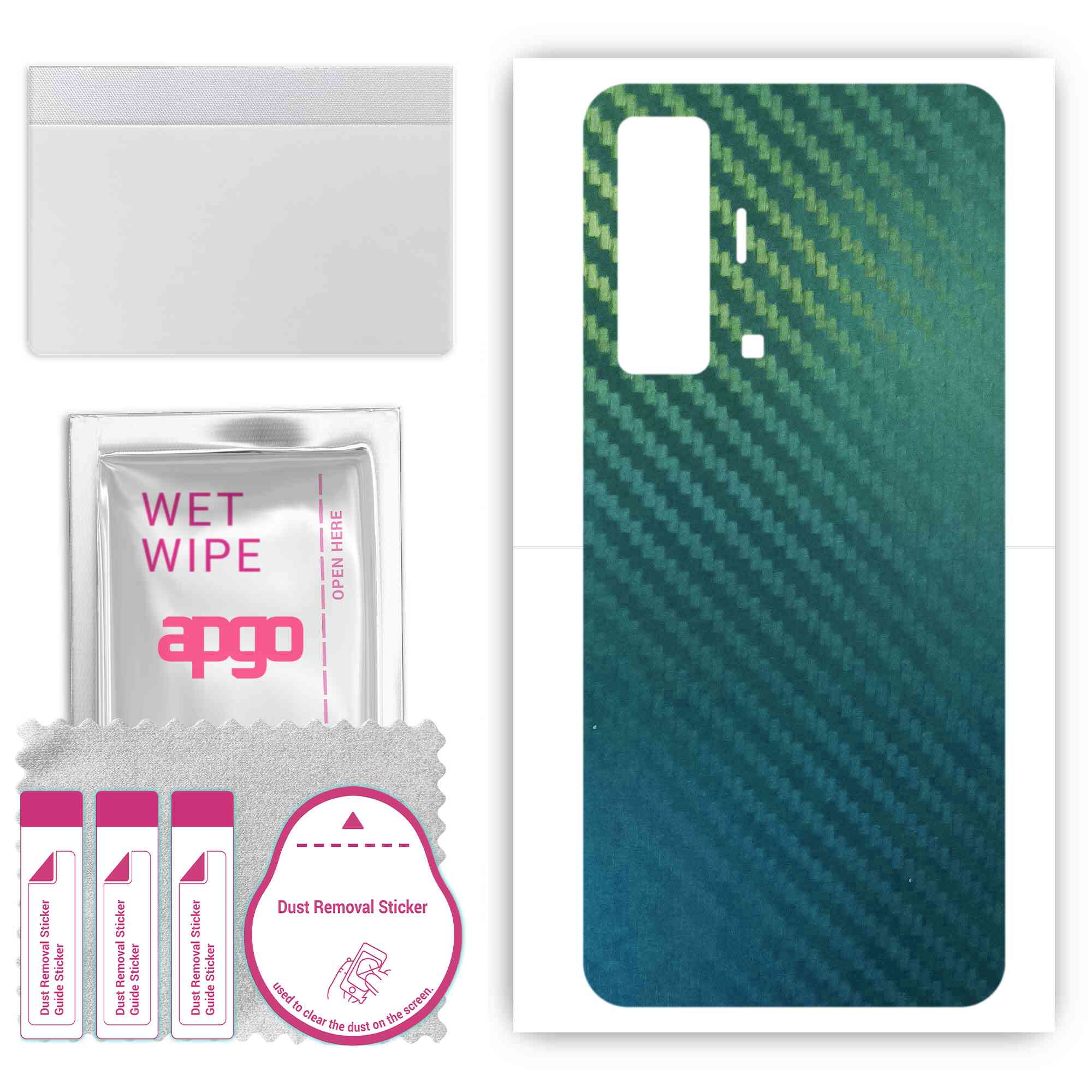 apgo Protective Skin Sticker for the back compatible with vivo X50, Wrap Film, Foil, Vinyl - Pattern Carbon Chameleon CAKA1
apgo Protective Skin Sticker for the back compatible with vivo X50, Wrap Film, Foil, Vinyl - Pattern Carbon Chameleon CAKA1