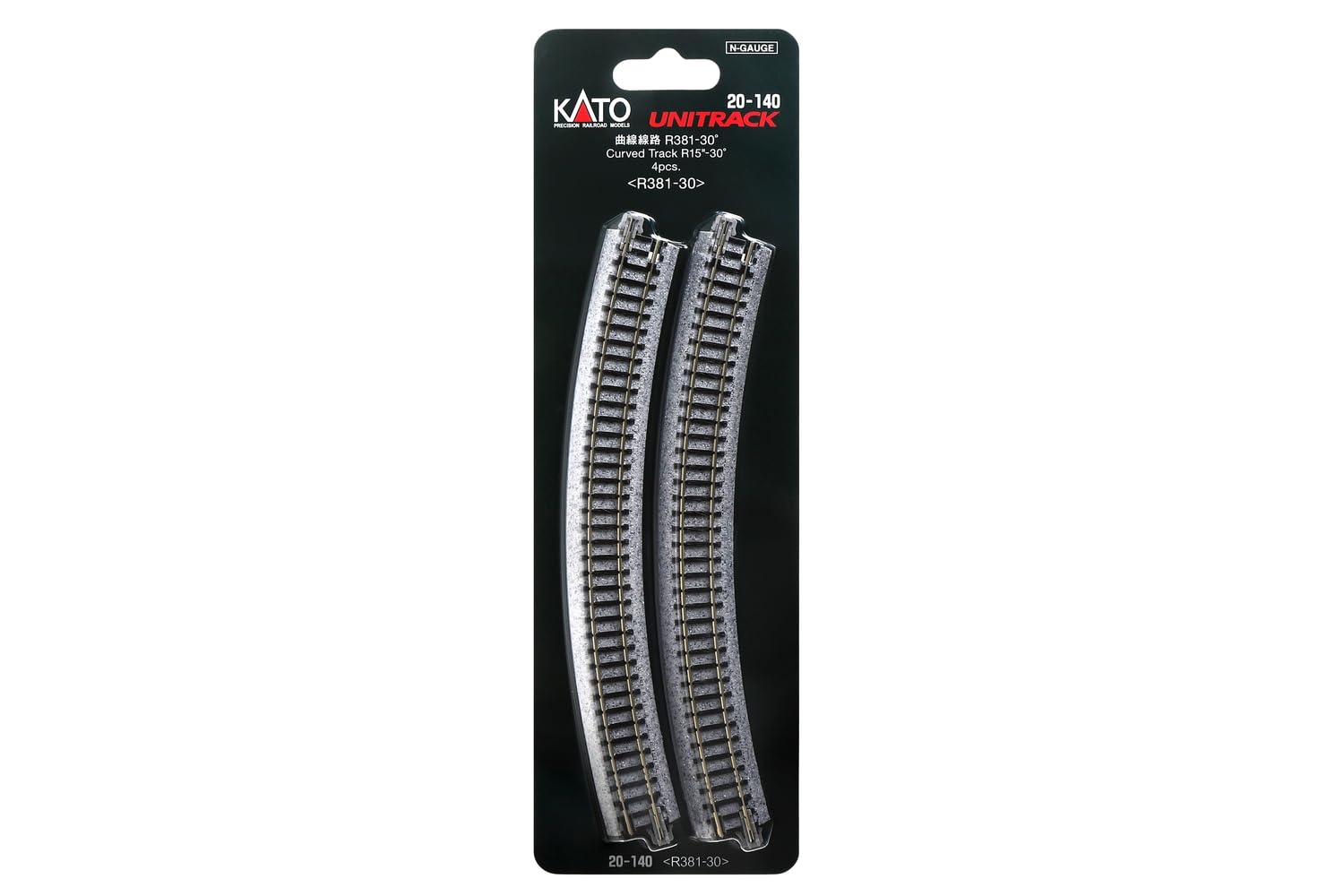 KATO N gauge изогнутый путь 4 штуки Принадлежности для железнодорожной модели R381-30° 20-140
KATO N gauge изогнутый путь 4 штуки Принадлежности для железнодорожной модели R381-30° 20-140