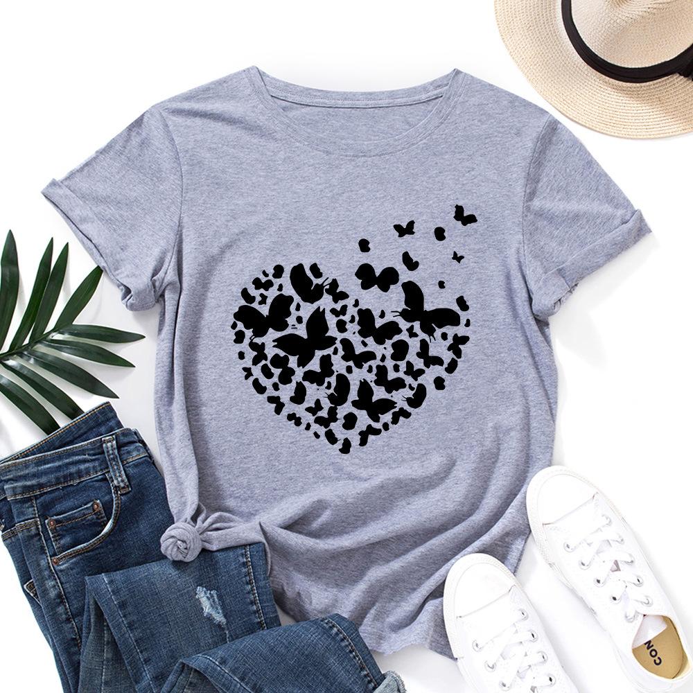 Хлопковая футболка с коротким рукавом и круглым вырезом, женская, с 2D-принтом, топы S
Хлопковая футболка с коротким рукавом и круглым вырезом, женская, с 2D-принтом, топы S