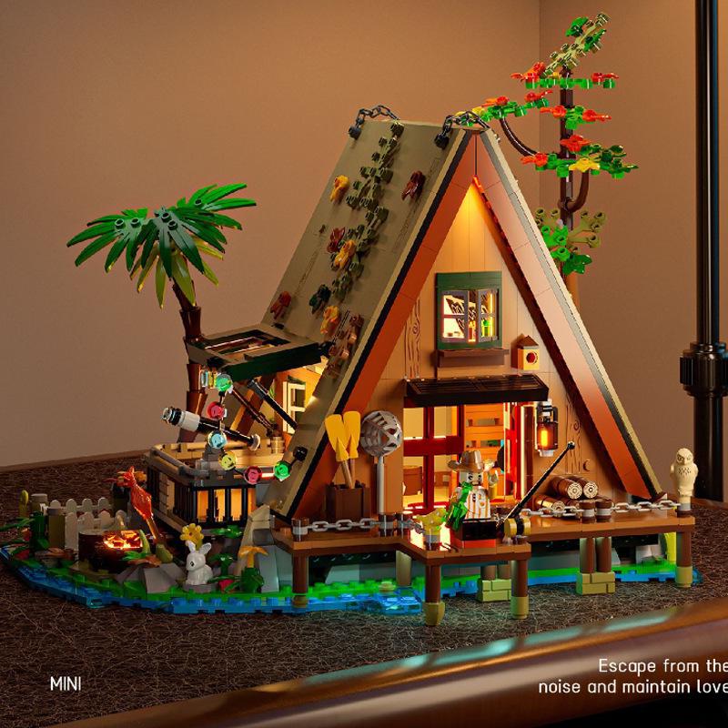 Совместимый с Lego-стилем Креативный набор строительных блоков «Вид улицы», Домик на дереве, Развивающая игрушка для мальчиков.
Совместимый с Lego-стилем Креативный набор строительных блоков «Вид улицы», Домик на дереве, Развивающая игрушка для мальчиков.