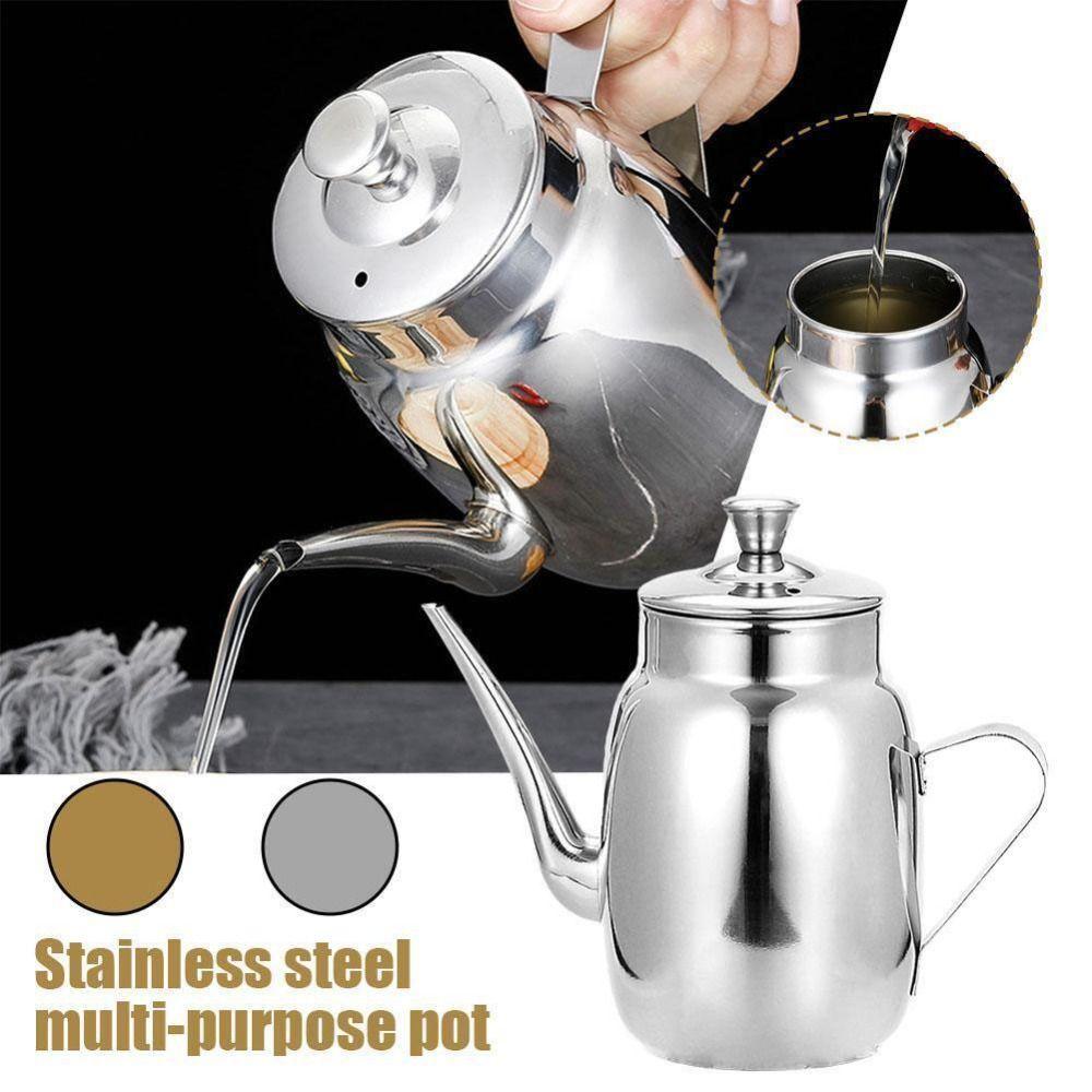 Polishing Treatment Kitchen Oil Dispenser Pot Stainless Steel Grease Container New Oil Pot
Polishing Treatment Kitchen Oil Dispenser Pot Stainless Steel Grease Container New Oil Pot