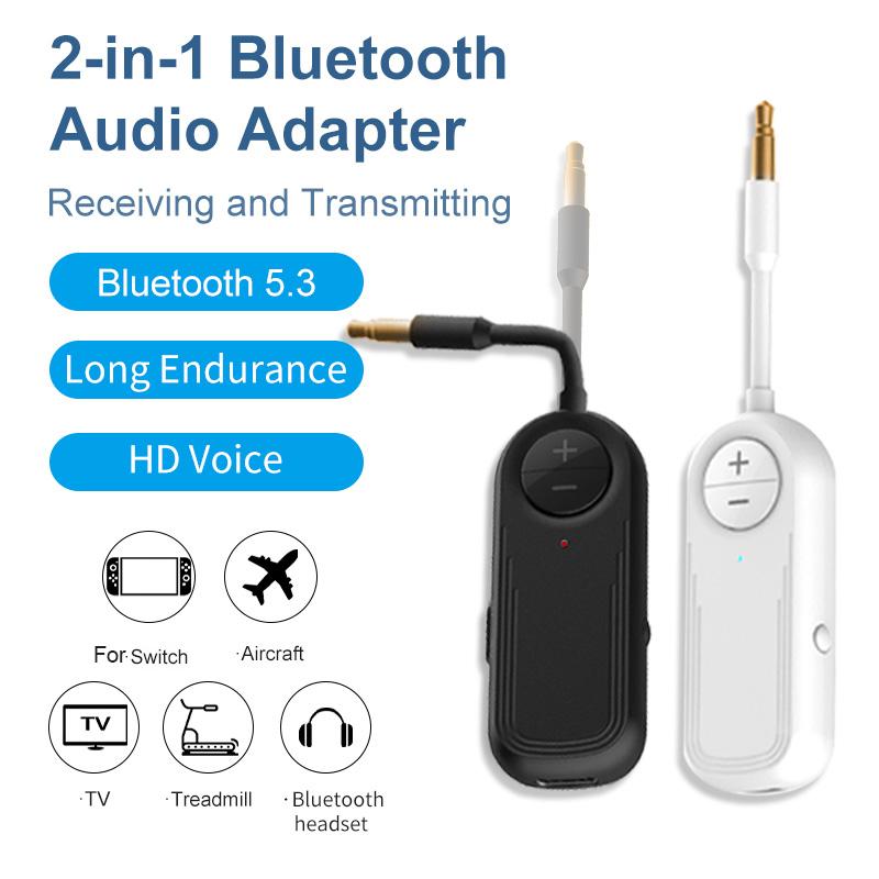 Bluetooth 5.3 Аудіоприймач Передавач 3,5 мм AUX з мікрофоном Стерео Музика Бездротовий адаптер для автомобільного радіо Навушники ПК Динамік телевізора чорний
Bluetooth 5.3 Аудіоприймач Передавач 3,5 мм AUX з мікрофоном Стерео Музика Бездротовий адаптер для автомобільного радіо Навушники ПК Динамік телевізора чорний