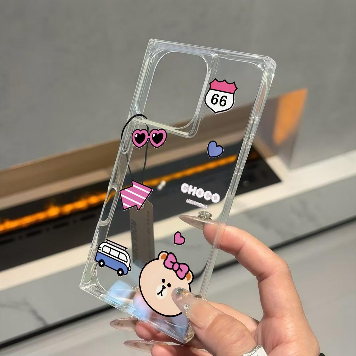 Clear Square Back Tube Case Protection For iPhone 13 11 14 Pro Max 15 Plus 16 ProMax 12 Anti-Oxygen,Brown Bear with Heart Pattern Casing iphone 11 ProMax
Clear Square Back Tube Case Protection For iPhone 13 11 14 Pro Max 15 Plus 16 ProMax 12 Anti-Oxygen,Brown Bear with Heart Pattern Casing iphone 11 ProMax