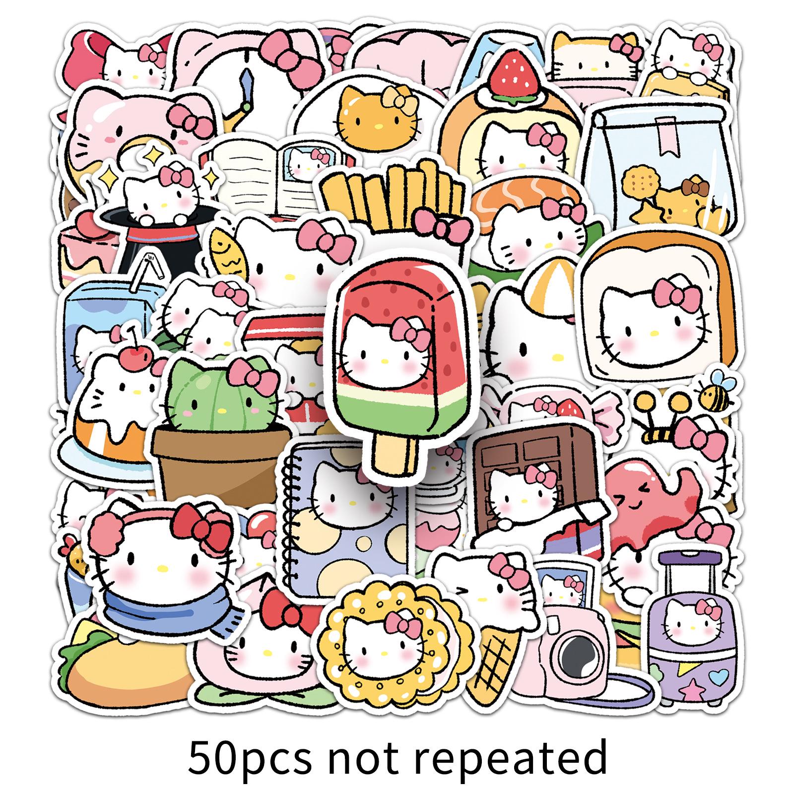 50 милых наклеек Sanrio Китти для бутылок с водой, телефонов, планшетов и чемоданов
50 милых наклеек Sanrio Китти для бутылок с водой, телефонов, планшетов и чемоданов