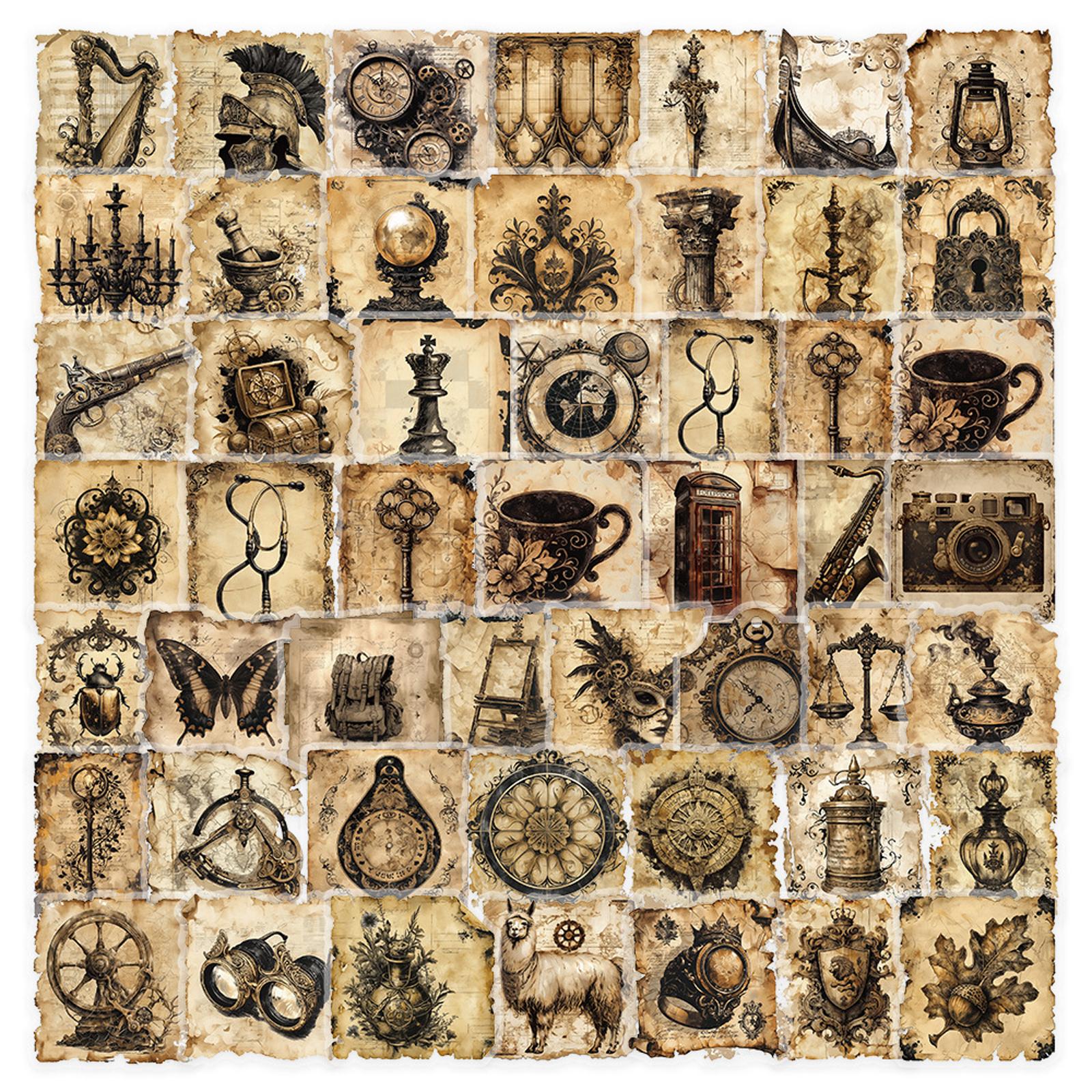 50pc Retro Label Stickers - Nostalgic Old Items, Personalized Creative Patterns, Car And Stationery Box Decals One Size
50pc Retro Label Stickers - Nostalgic Old Items, Personalized Creative Patterns, Car And Stationery Box Decals One Size