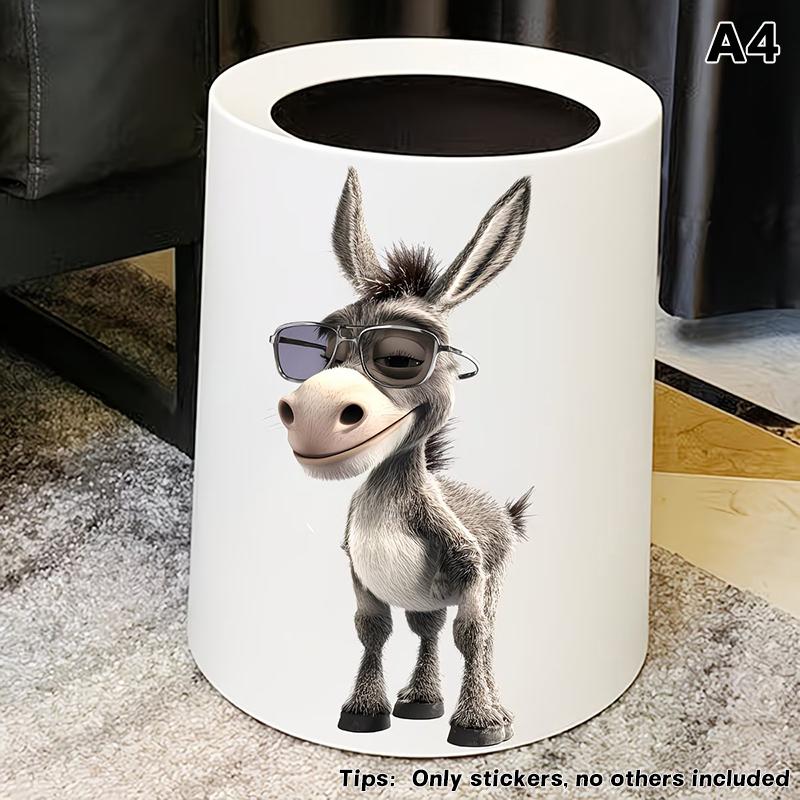 Cute Panda Penguin Trash Can Sticker Fashion Glasses Animal Decorative Wall Sticker Self-Adhesive Removable Home Decoration A4
Cute Panda Penguin Trash Can Sticker Fashion Glasses Animal Decorative Wall Sticker Self-Adhesive Removable Home Decoration A4