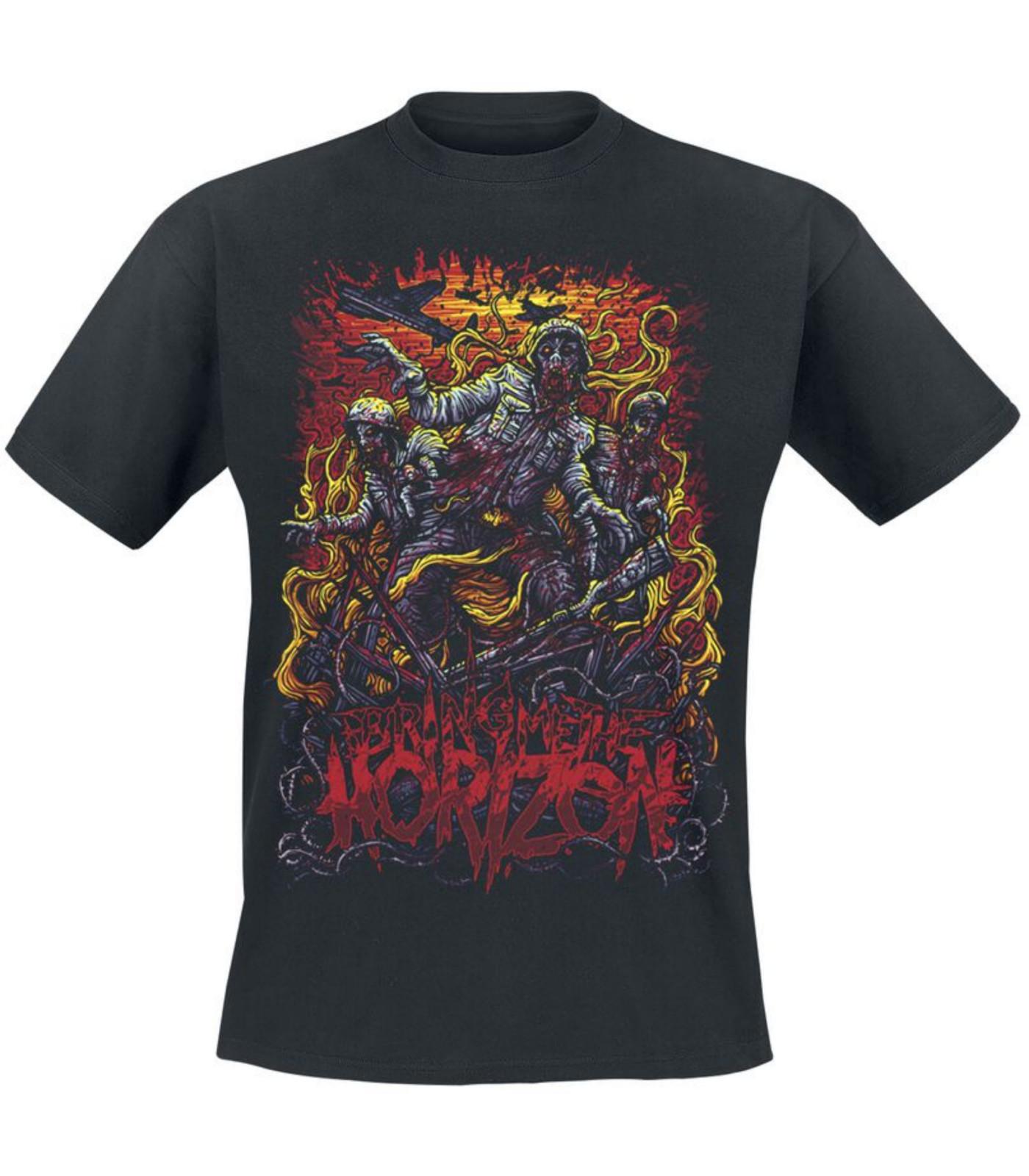 Zombie Army T-Shirt Mens Womens Tees Top black by Bring Me The Horizon Men Round Neck 51. S
Zombie Army T-Shirt Mens Womens Tees Top black by Bring Me The Horizon Men Round Neck 51. S