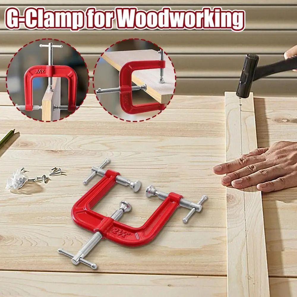 Prevents Deformation G-Clamp Woodworking Clamp Adjustable Fixing Clip 3 Way Edge Clamp Furniture
Prevents Deformation G-Clamp Woodworking Clamp Adjustable Fixing Clip 3 Way Edge Clamp Furniture