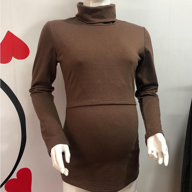 High Neck Slimming Nursing Top - Trendy, Elastic, and Warm Winter Maternity Base Layer S кофейный
High Neck Slimming Nursing Top - Trendy, Elastic, and Warm Winter Maternity Base Layer S кофейный