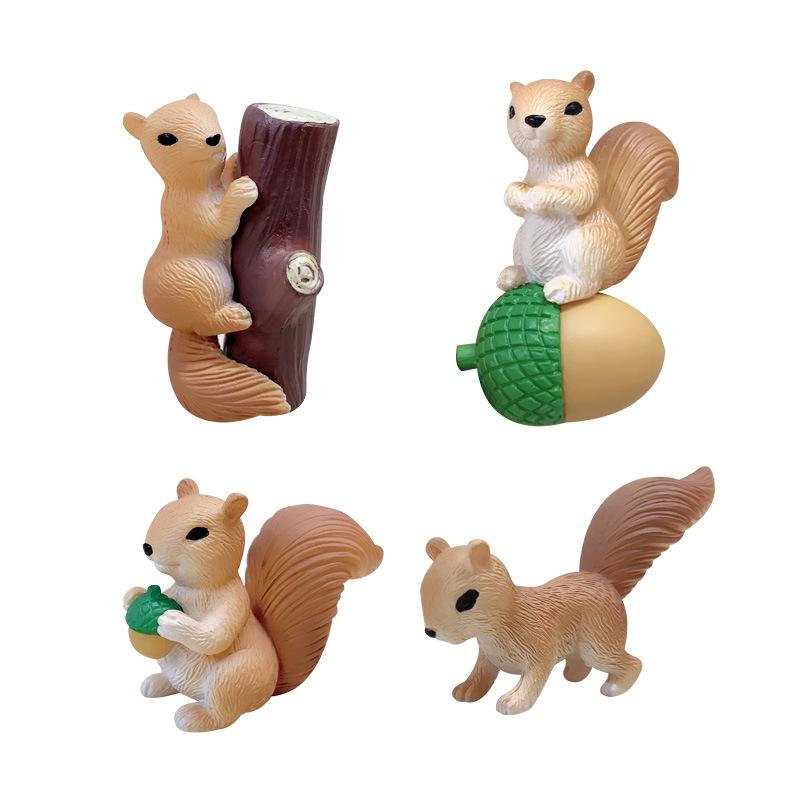 Cartoon Squirrel PVC Figurine: Car Ornament, Succulent Decor, Micro Landscape, Cake Topper
Cartoon Squirrel PVC Figurine: Car Ornament, Succulent Decor, Micro Landscape, Cake Topper